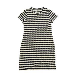 Texture & thread madewell mini shirt dress velvet soft ribbed Womens small